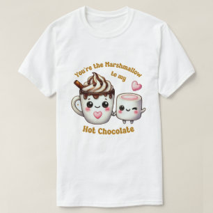 Camiseta Você é o marshmallow para o meu coração.