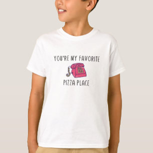 Camiseta Você é o Meu Lugar de Pizza Favorito - Citação Smo