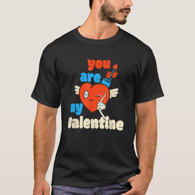 Camiseta Você É O Meu Namorados Cupido Coração Feliz Valen (Frente)