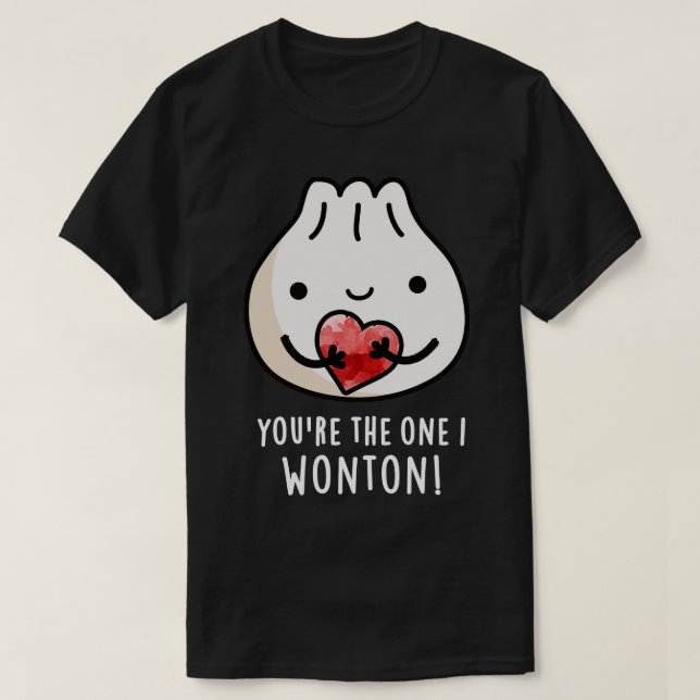 Camiseta Você É O Que Eu Maravilho Comida Bonita Dimsum Pun (Frente do Design)
