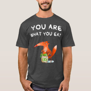 Camiseta Você É O Que Você Come