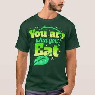 Camiseta Você É O Que Você Come Veggies Vegetarianos Vão Ve