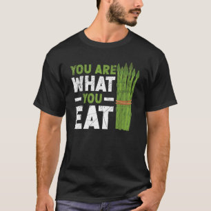 Camiseta Você É O Que Você Comeu Aspargos Vegetais