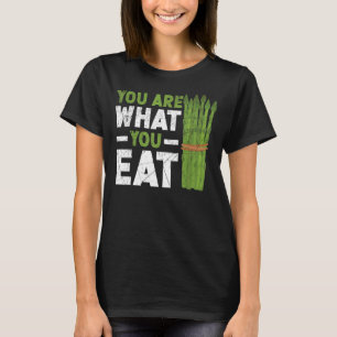Camiseta Você É O Que Você Comeu Aspargos Vegetais