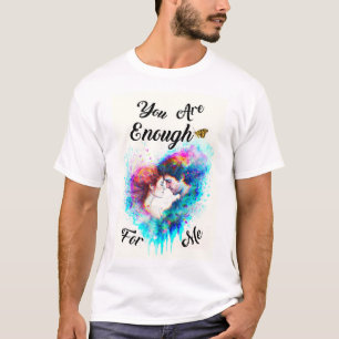 Camiseta Você É O Suficiente Para Mim, Casal De Namorados