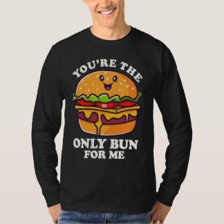Camiseta Você É O Único Pãozinho Para Mim Virando Hambúrgue