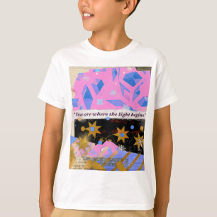 Camiseta Você É Onde a Luz Começa