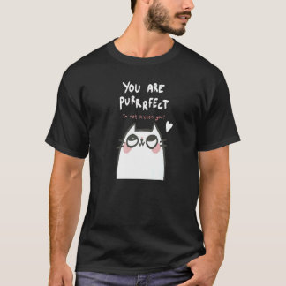 Camiseta Você É Purrfeito Não Estou Brincando Gato Trocadil