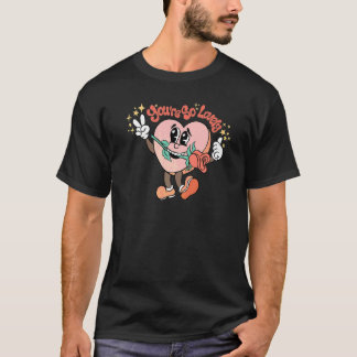 Camiseta Você É Tão Amável Corações Rosa Groovy Feliz Valen