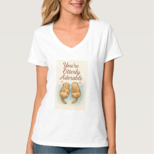 Camiseta Você é Totalmente Adorável – Lindos Esquilos Aquát