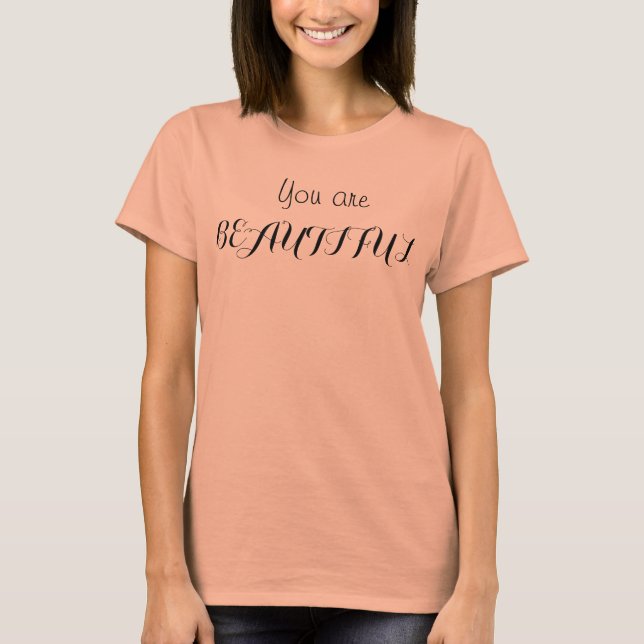 Camiseta Você é tshirt bonito (Frente)