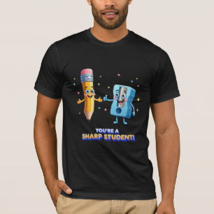 Camiseta Você é um Aluno Afiado Escola Engraçada
