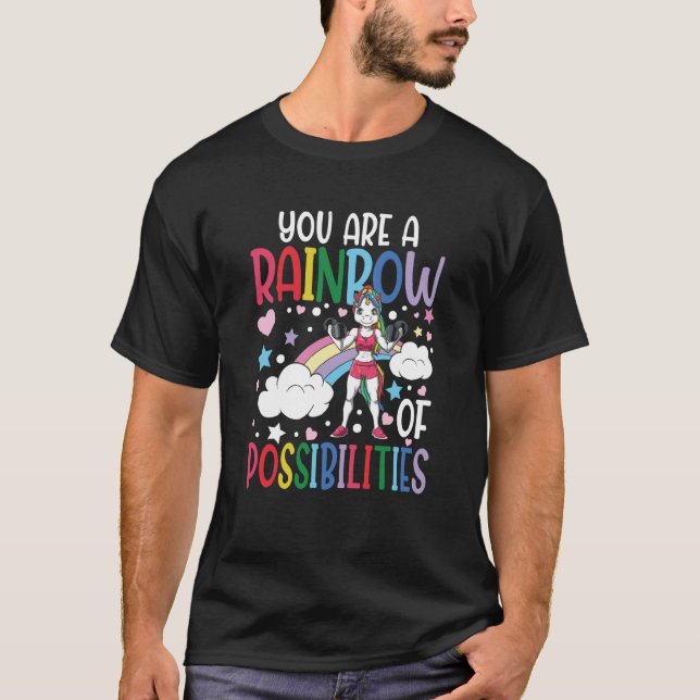 Camiseta Você É Um Arco-Íris De Possibilidades (Frente)