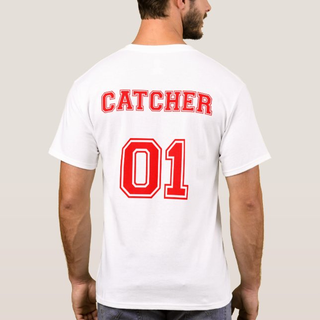 CAMISETA VOCÊ É UM CAPTURADOR OU UM PITCHER? (Verso)