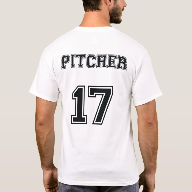 CAMISETA VOCÊ É UM CAPTURADOR OU UM PITCHER? (Verso)