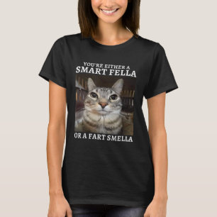 Camiseta Você é um Cara Esperto ou um Cara que Cheira Merda