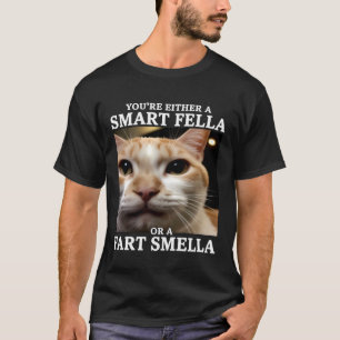 Camiseta Você é um Cara Esperto ou um Cheirador de Pum Engr