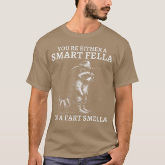 Camiseta Você é um cara inteligente ou um cheirador de flat