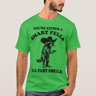 Camiseta Você é um cara inteligente ou um cheirador de flat