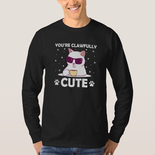 Camiseta Você é um casal de gatinhos adoravelmente gatinho (Frente)
