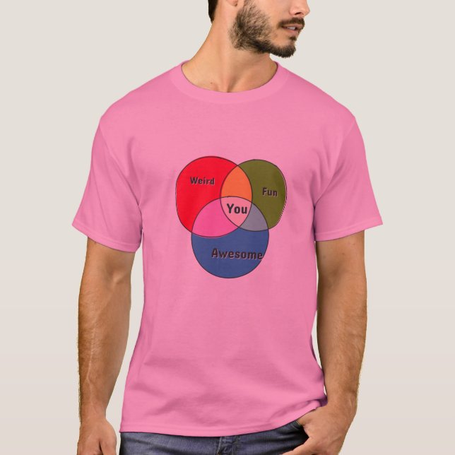 Camiseta Você é um diagrama fantástico de diversão (Frente)