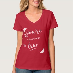 Camiseta Você é um Dito Certo Frases Citações Amor