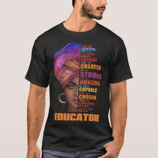 Camiseta Você É Um Educador Único Forte E Incrível