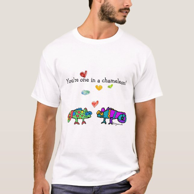 Camiseta Você é Um em um Camaleão  (Frente)
