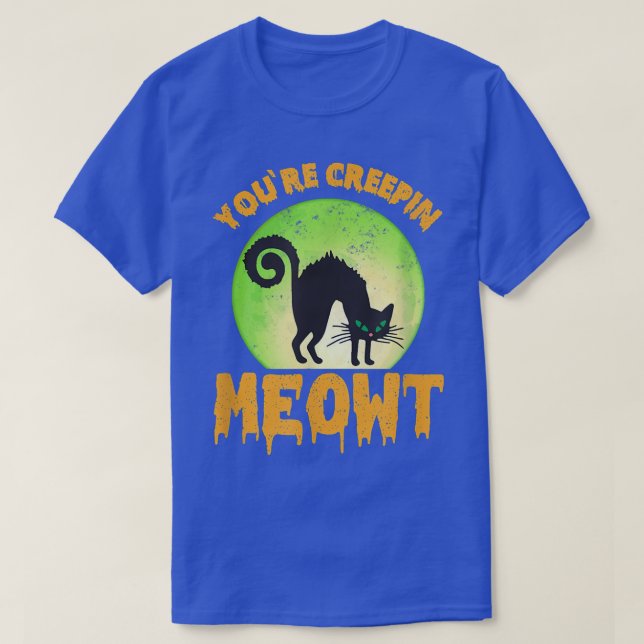 Camiseta Você é um Gato Negro de Moga (Frente do Design)