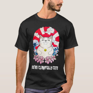 Camiseta Você é um gato terrivelmente fofo Casais Gatinho