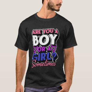Camiseta Você É Um Menino Ou Uma Menina Às Vezes É Um Sindi