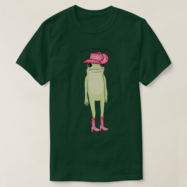 Camiseta Você é um vaqueiro como eu T (Frente do Design)