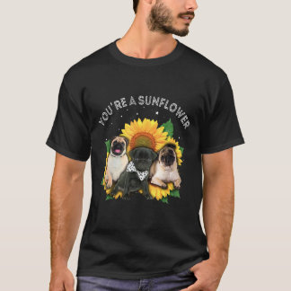 Camiseta Você É Uma Gota De Cãozinho De Girassol