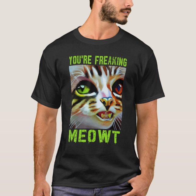 Camiseta Você é uma ideia de gato malvado (Frente)