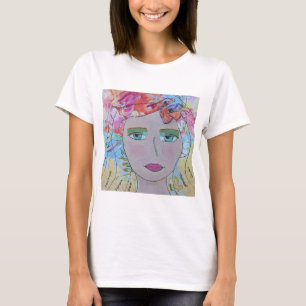 Camiseta Você É Uma Palavra Empoderadora De Rosto Pinto À M