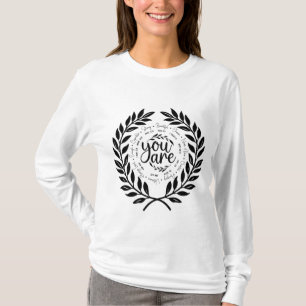 Camiseta "Você é" Versões de Bíblias Inspiradoras Religiosa