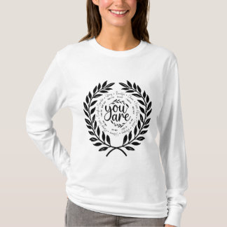 Camiseta "Você é" Versões de Bíblias Inspiradoras Religiosa