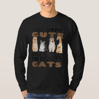 Camiseta Você era bonitinho até dizer que não gosta de gato