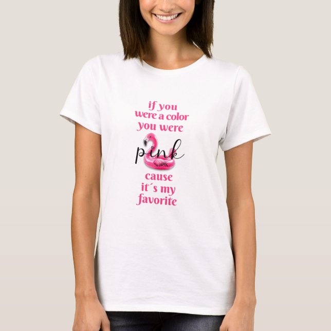 Camiseta Você era Rosa - (Frente)