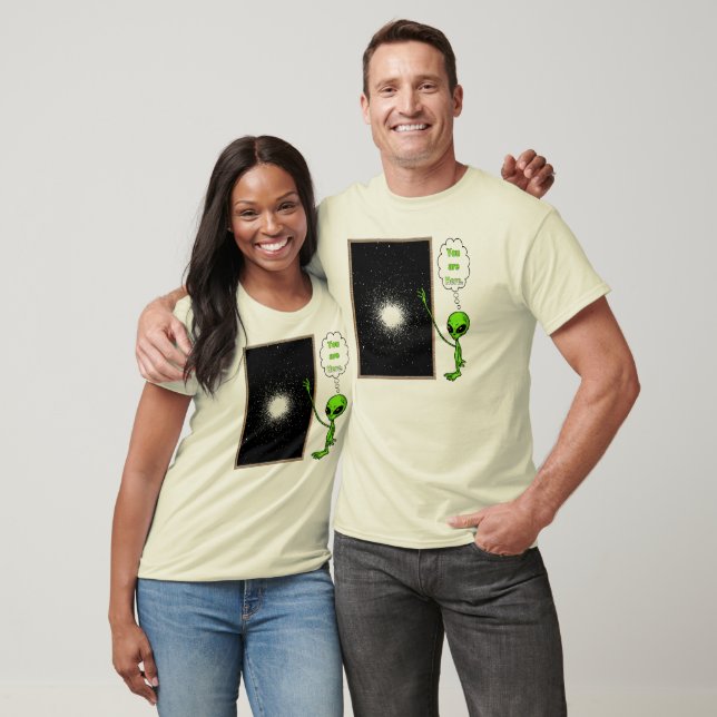 Camiseta "Você Está Aqui" (Unissex)