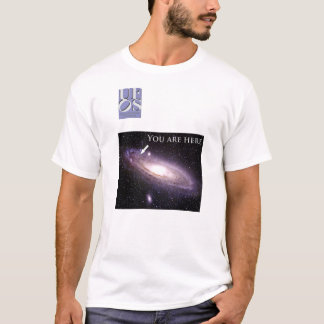 Camiseta Você está aqui