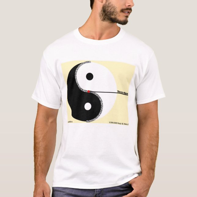 Camiseta Você está aqui t-shirt (Frente)