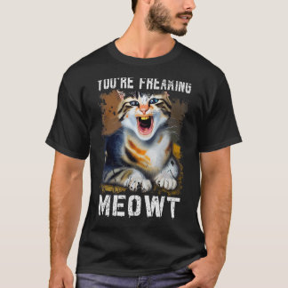 Camiseta Você está assustando Gato-de-Cabra-de-Ova-de-Ova G