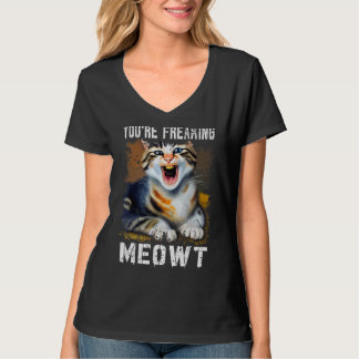 Camiseta Você está assustando Gato-de-Cabra-de-Ova-de-Ova G