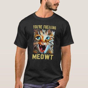Camiseta Você está assustando Gato de Mata Gato Gato Gato G
