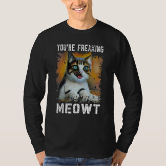 Camiseta Você está assustando Gato de Mato de Gato