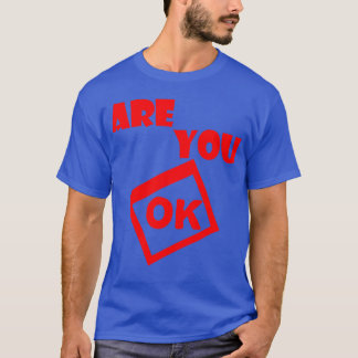 Camiseta você está bem presente dos anos 70