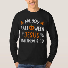 Camiseta Você Está Caindo O Ween Jesus, Dia das Bruxas Cris