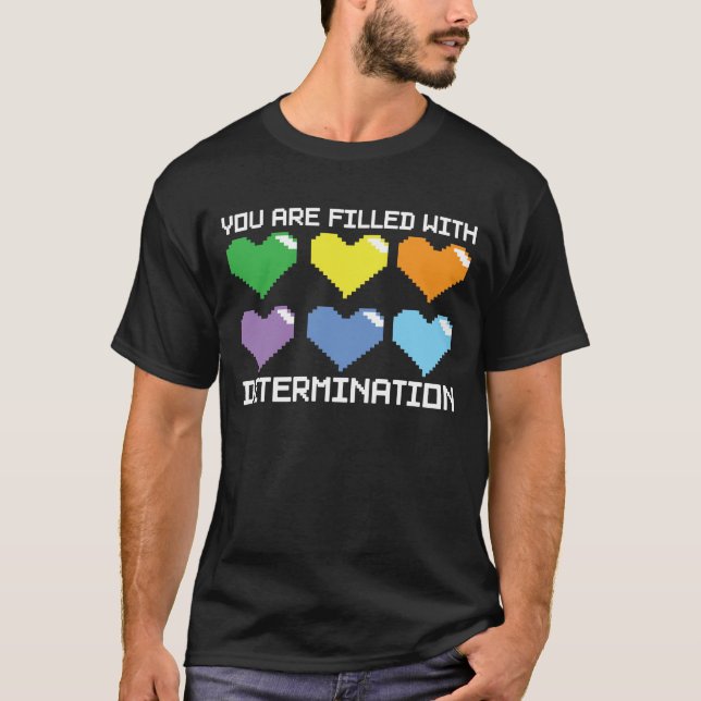 Camiseta Você Está Cheio De Determinação - Jogos (Frente)