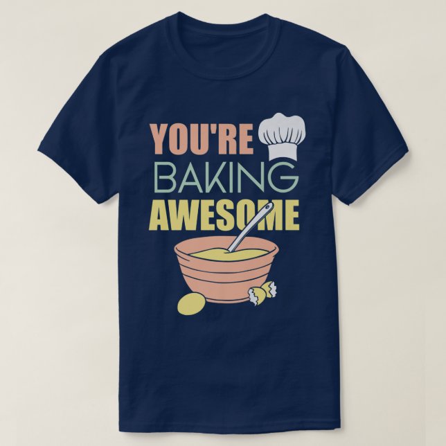 Camiseta Você está cozinhando demais (Frente do Design)